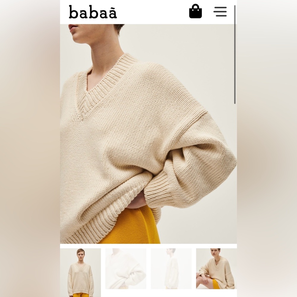 Babaa Jumper No64 Natural - Picture 13 of 13